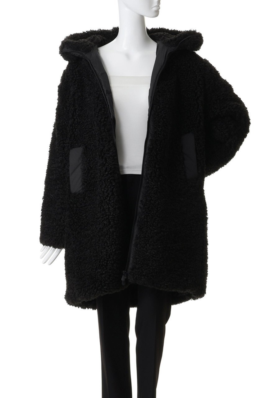 【セーブ ザ ダック/SAVE THE DUCK】のANGELICA D42035W CURL/フェイクファーコクーンロングコート 人気、トレンドファッション・服の通販 founy(ファニー) 　ファッション　Fashion　レディースファッション　Fashion for Women　アウター　Coat / Outerwear Collection　コート・ロングコート・ピーコート　Long Coats, Peacoats & More　フェイクファー　Faux Fur, Imitation Fur　モダン　Modern, Contemporary　ロング　Long, Long-Length　other-7|ID: prp329100004797260 ipo3291000000036692776