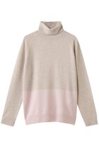 【ベイジ,/BEIGE,】のDEMING(デミング)/タートルニットプルオーバー Taupe × Nude|ID: prp329100004797263 ipo3291000000034806365