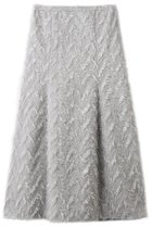 【ミディウミソリッド/MIDIUMISOLID】のmermaid cocoon SK スカート 97(ジャカードライトグレー)|ID: prp329100004797265 ipo3291000000035861668