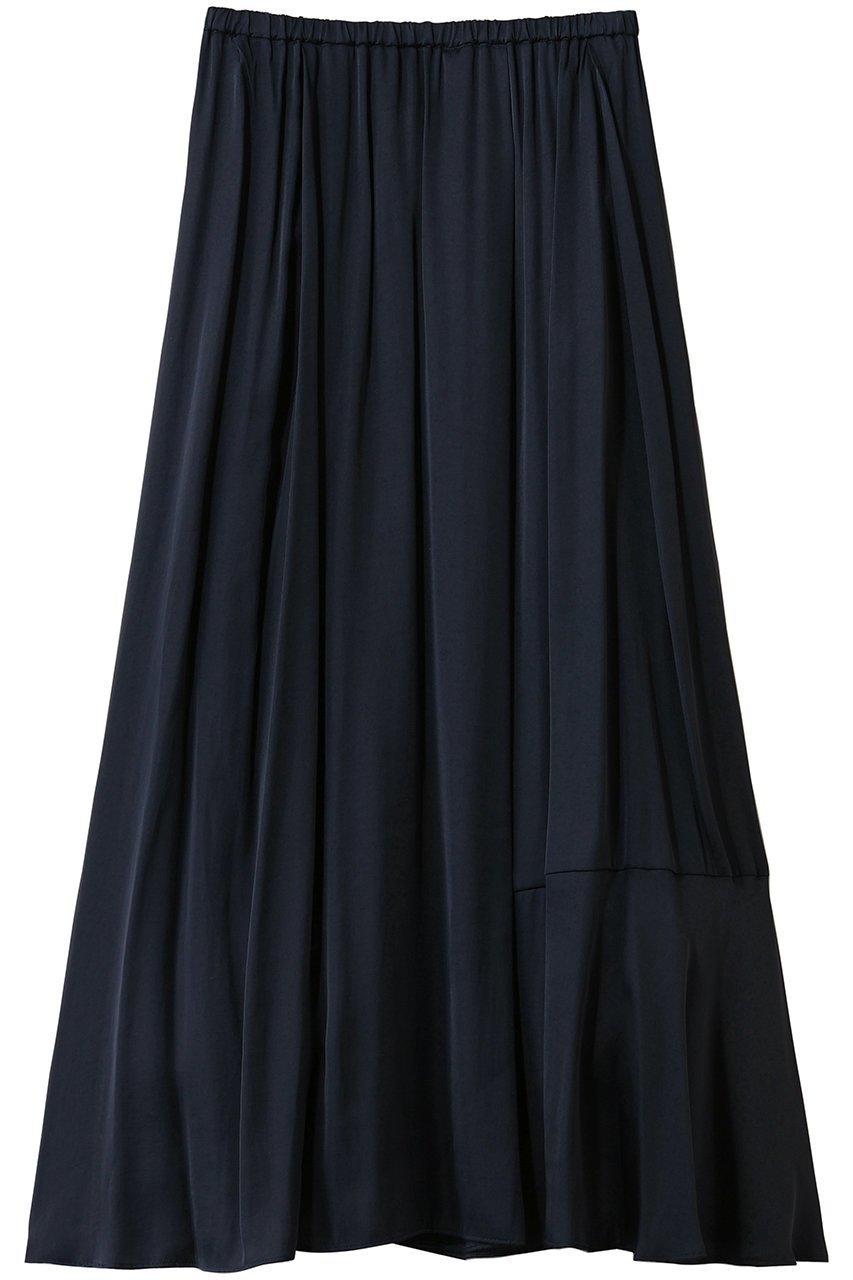 【カオス/Chaos】のCRキュアサテンスカート インテリア・キッズ・メンズ・レディースファッション・服の通販 founy(ファニー) 　ファッション　Fashion　レディースファッション　Fashion for Women　スカート　Skirts　ロングスカート　Long Skirts / Maxi & Midi Skirts　アシンメトリー　Asymmetrical Style　サテン　Satin, Glossy Fabric　ドレープ　Drape, Draping Fabric　フレア　Flare, Flared　ロング　Long, Long-Length　エレガント 上品　Elegant　新作・新入荷　New Arrivals / New In　A/W・秋冬　Autumn/Winter　ネイビー|ID: prp329100004797267 ipo3291000000034806400