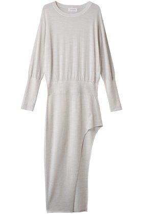 【ガリャルダガランテ/GALLARDAGALANTE】 【HERITANOVUM】アシンメトリーニットワンピ人気、トレンドファッション・服の通販 founy(ファニー) ファッション Fashion レディースファッション Fashion for Women ワンピース Dresses ニットワンピース Knit Dresses チュニック Tunic Tops & Dresses アシンメトリー Asymmetrical Style チュニック Tunic, Long Top デニム Denim, Jeans Material ロング Long, Long-Length ワイド Wide, Wide Fit エレガント 上品 Elegant 新作・新入荷 New Arrivals / New In |ID:prp329100004797268