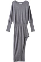 【ガリャルダガランテ/GALLARDAGALANTE】の【HERITANOVUM】アシンメトリーニットワンピ 人気、トレンドファッション・服の通販 founy(ファニー) ファッション Fashion レディースファッション Fashion for Women ワンピース Dresses ニットワンピース Knit Dresses チュニック Tunic Tops & Dresses アシンメトリー Asymmetrical Style チュニック Tunic, Long Top デニム Denim, Jeans Material ロング Long, Long-Length ワイド Wide, Wide Fit エレガント 上品 Elegant thumbnail グレー|ID: prp329100004797268 ipo3291000000036679099