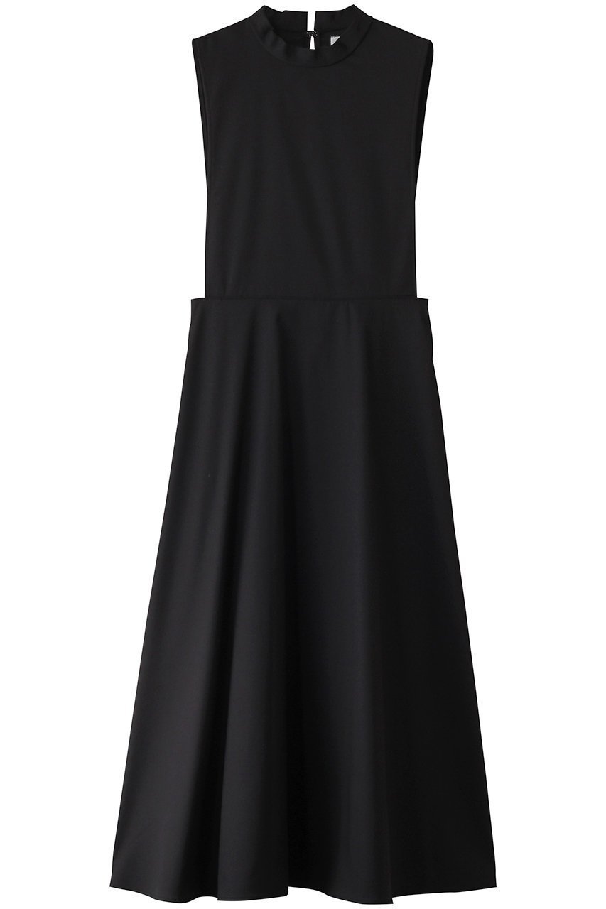 【ミディウミソリッド/MIDIUMISOLID】のback slit over flare OP.S ワンピース インテリア・キッズ・メンズ・レディースファッション・服の通販 founy(ファニー) ファッション Fashion レディースファッション Fashion for Women ワンピース Dresses チュニック Tunic Tops & Dresses アクセサリー Fashion Accessories シンプル Simple, Minimal ジャケット Jacket, Outerwear スリット Slit, Slit Detail チュニック Tunic, Long Top ノースリーブ Sleeveless, No-Sleeve フィット Fit, Slim Fit フォーマル Formal, Dressy フレア Flare, Flared ロング Long, Long-Length エレガント 上品 Elegant 再入荷 Restock / Back in Stock black|ID: prp329100004797273 ipo3291000000034806445