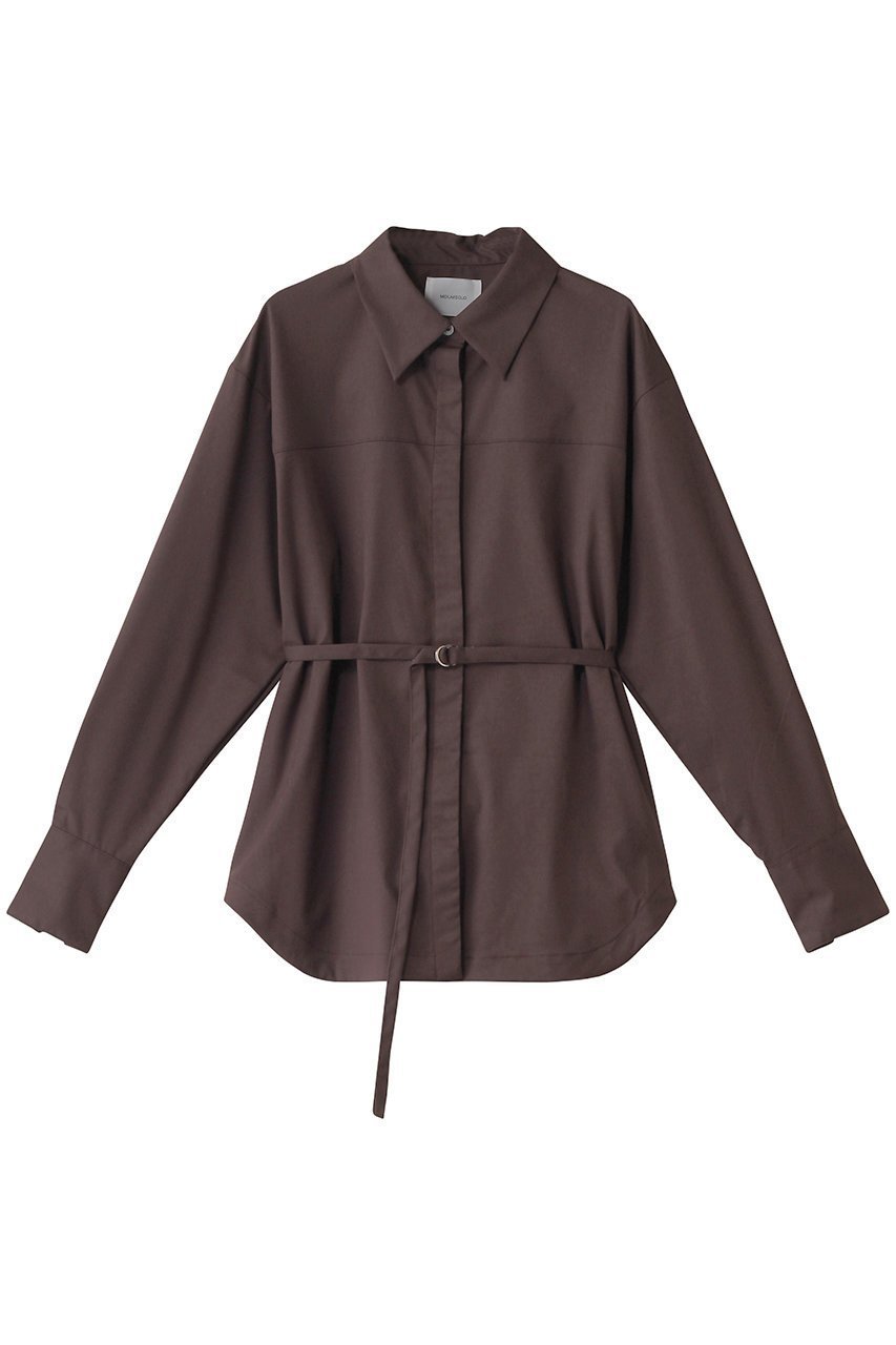 【ミディウミソリッド/MIDIUMISOLID】のshirt with belt.M シャツ 人気、トレンドファッション・服の通販 founy(ファニー) ファッション Fashion レディースファッション Fashion for Women トップス・カットソー Cut & Sew Tops シャツ・ブラウス・オフィスカジュアル Elegant Blouses & Button-Ups インナー Innerwear スリーブ Sleeve, Long Sleeve / Short Sleeve ベーシック Basic, Essential ロング Long, Long-Length 再入荷 Restock / Back in Stock other-1|ID: prp329100004797275 ipo3291000000034806467
