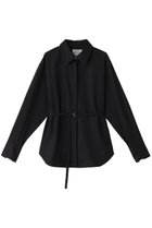 【ミディウミソリッド/MIDIUMISOLID】のshirt with belt.M シャツ 人気、トレンドファッション・服の通販 founy(ファニー) ファッション Fashion レディースファッション Fashion for Women トップス・カットソー Cut & Sew Tops シャツ・ブラウス・オフィスカジュアル Elegant Blouses & Button-Ups インナー Innerwear スリーブ Sleeve, Long Sleeve / Short Sleeve ベーシック Basic, Essential ロング Long, Long-Length 再入荷 Restock / Back in Stock thumbnail black|ID: prp329100004797275 ipo3291000000034806471