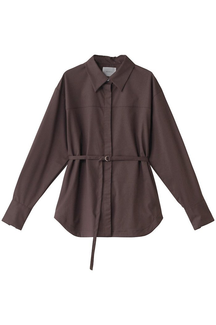 【ミディウミソリッド/MIDIUMISOLID】のshirt with belt.M シャツ インテリア・キッズ・メンズ・レディースファッション・服の通販 founy(ファニー) https://founy.com/ ファッション Fashion レディースファッション Fashion for Women トップス・カットソー Cut & Sew Tops シャツ・ブラウス・オフィスカジュアル Elegant Blouses & Button-Ups インナー Innerwear スリーブ Sleeve, Long Sleeve / Short Sleeve ベーシック Basic, Essential ロング Long, Long-Length |ID: prp329100004797275 ipo3291000000035861687