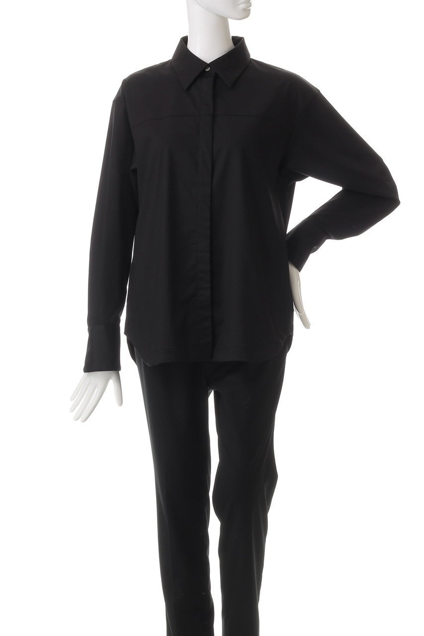 【ミディウミソリッド/MIDIUMISOLID】のshirt with belt.M シャツ 人気、トレンドファッション・服の通販 founy(ファニー) 　ファッション　Fashion　レディースファッション　Fashion for Women　トップス・カットソー　Cut & Sew Tops　シャツ・ブラウス・オフィスカジュアル　Elegant Blouses & Button-Ups　インナー　Innerwear　スリーブ　Sleeve, Long Sleeve / Short Sleeve　ベーシック　Basic, Essential　ロング　Long, Long-Length　other-6|ID: prp329100004797275 ipo3291000000035861694