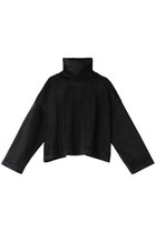 【ミズイロ インド/mizuiro ind】のbrushed high neck short P/O プルオーバー black|ID: prp329100004797280 ipo3291000000036137893
