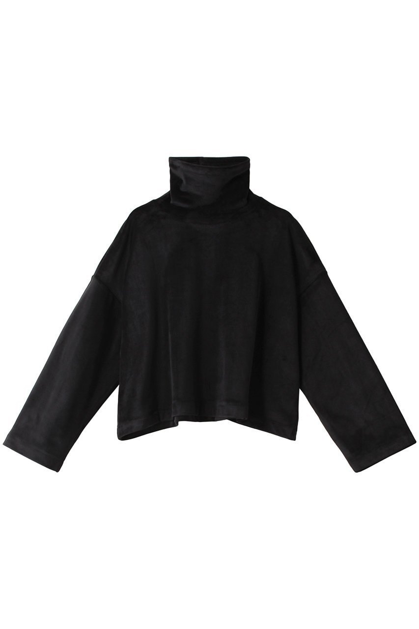 【ミズイロ インド/mizuiro ind】のbrushed high neck short P/O プルオーバー インテリア・キッズ・メンズ・レディースファッション・服の通販 founy(ファニー) 　ファッション　Fashion　レディースファッション　Fashion for Women　トップス・カットソー　Cut & Sew Tops　シャツ・ブラウス・オフィスカジュアル　Elegant Blouses & Button-Ups　ロングTシャツ・Tシャツ　Longline T-Shirts & Tees　カジュアルプルオーバー・ニットトップス　Pullovers & Knit Tops / Casual Pullovers　カットソー・ベーシックTシャツ　Cut-and-Sewn Tops / Stretch Tees & Basics　クロップド　Cropped, Short Length　シンプル　Simple, Minimal　スリーブ　Sleeve, Long Sleeve / Short Sleeve　トレンド　Trend, Trending Now　ハイネック　High Neck, Mock Neck　フィット　Fit, Slim Fit　ルーズ　Loose, Oversized　ロング　Long, Long-Length　A/W・秋冬　Autumn/Winter　black|ID: prp329100004797280 ipo3291000000036137893