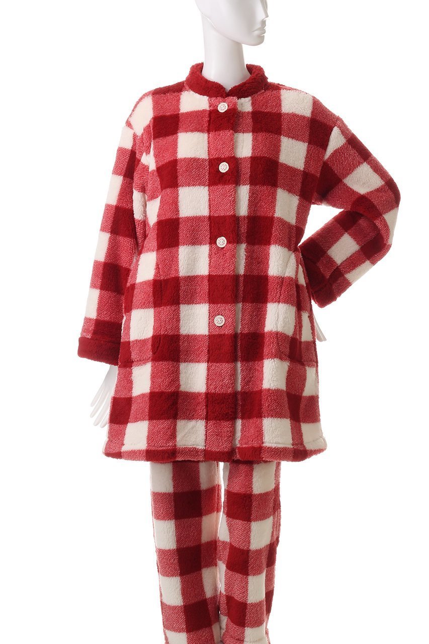 【キッドブルー/KID BLUE】の24シャギーギンガムガウン 人気、トレンドファッション・服の通販 founy(ファニー) ファッション Fashion レディースファッション Fashion for Women トップス・カットソー Cut & Sew Tops ガウン Gown, Robe ギンガム Gingham, Gingham Fabric スリーブ Sleeve, Long Sleeve / Short Sleeve チェック Check, Plaid, Tartan パジャマ Pajamas, Sleepwear ミドル Middle Length, Mid Height モコモコ Fuzzy, Fluffy ロング Long, Long-Length 再入荷 Restock / Back in Stock 冬 Winter / This Winter other-2|ID: prp329100004797284 ipo3291000000034806575