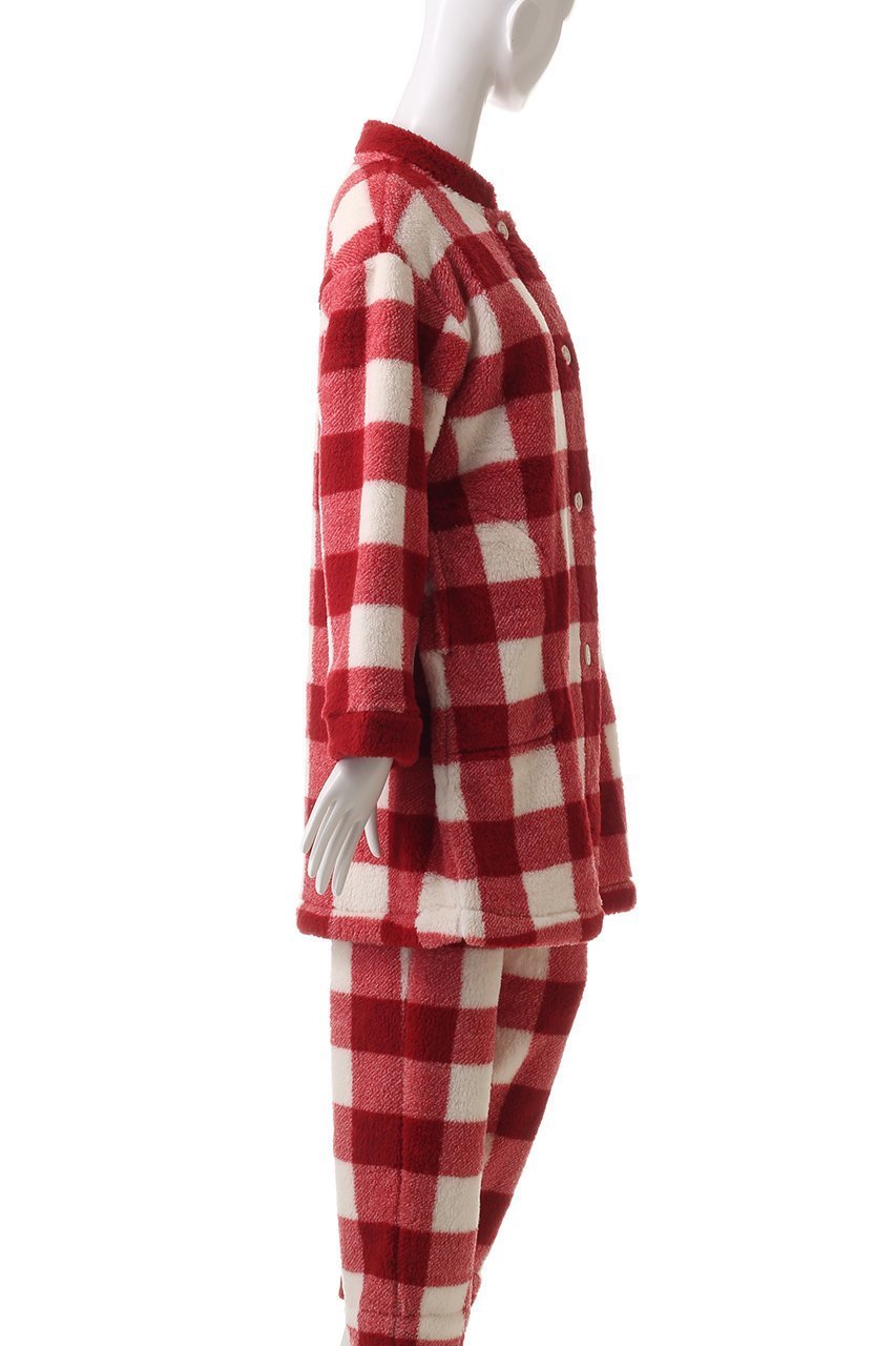 【キッドブルー/KID BLUE】の24シャギーギンガムガウン 人気、トレンドファッション・服の通販 founy(ファニー) ファッション Fashion レディースファッション Fashion for Women トップス・カットソー Cut & Sew Tops ガウン Gown, Robe ギンガム Gingham, Gingham Fabric スリーブ Sleeve, Long Sleeve / Short Sleeve チェック Check, Plaid, Tartan パジャマ Pajamas, Sleepwear ミドル Middle Length, Mid Height モコモコ Fuzzy, Fluffy ロング Long, Long-Length 再入荷 Restock / Back in Stock 冬 Winter / This Winter other-3|ID: prp329100004797284 ipo3291000000034806576