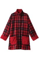 【キッドブルー/KID BLUE】の23シャギータータンチェックガウン 人気、トレンドファッション・服の通販 founy(ファニー) ファッション Fashion レディースファッション Fashion for Women トップス・カットソー Cut & Sew Tops お家時間・ステイホーム Stay Home / At Home なめらか Smooth, Silky Texture ガウン Gown, Robe クラシカル Classical, Vintage-Inspired パジャマ Pajamas, Sleepwear ポケット Pocket, Pocket Detail 再入荷 Restock / Back in Stock |ID:prp329100004797285