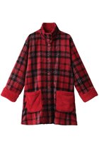 【キッドブルー/KID BLUE】の23シャギータータンチェックガウン 人気、トレンドファッション・服の通販 founy(ファニー) ファッション Fashion レディースファッション Fashion for Women トップス・カットソー Cut & Sew Tops お家時間・ステイホーム Stay Home / At Home なめらか Smooth, Silky Texture ガウン Gown, Robe クラシカル Classical, Vintage-Inspired パジャマ Pajamas, Sleepwear ポケット Pocket, Pocket Detail 再入荷 Restock / Back in Stock thumbnail レッド|ID: prp329100004797285 ipo3291000000034806582