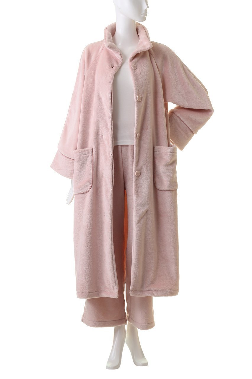 【キッドブルー/KID BLUE】の23リジットシャギーガウン 人気、トレンドファッション・服の通販 founy(ファニー) 　ファッション　Fashion　レディースファッション　Fashion for Women　ワンピース　Dresses　おすすめ　Recommended / Our Picks　なめらか　Smooth, Silky Texture　ガウン　Gown, Robe　スタンド　Stand Collar, Upright Stand　セットアップ　Set-Up, Coordinated Outfit　パジャマ　Pajamas, Sleepwear　リラックス　Relax, Relaxed Fit　ロング　Long, Long-Length　再入荷　Restock / Back in Stock　A/W・秋冬　Autumn/Winter　other-7|ID: prp329100004797286 ipo3291000000034806599