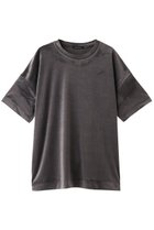 【ミズイロ インド/mizuiro ind】のvelour wide T Tシャツ 人気、トレンドファッション・服の通販 founy(ファニー) ファッション Fashion レディースファッション Fashion for Women トップス・カットソー Cut & Sew Tops シャツ・ブラウス・オフィスカジュアル Elegant Blouses & Button-Ups ロングTシャツ・Tシャツ Longline T-Shirts & Tees カットソー・ベーシックTシャツ Cut-and-Sewn Tops / Stretch Tees & Basics ベロアトップス Velour Tops / Velvet-Look Items ショート Short, Short Length シンプル Simple, Minimal スリーブ Sleeve, Long Sleeve / Short Sleeve ワイド Wide, Wide Fit 再入荷 Restock / Back in Stock thumbnail gray|ID: prp329100004797289 ipo3291000000034806622