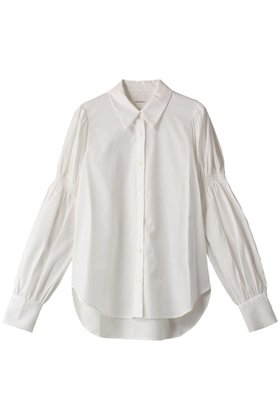 【ミディウミソリッド/MIDIUMISOLID】のarm volume sleeve shirt シャツ 人気、トレンドファッション・服の通販 founy(ファニー) ファッション Fashion レディースファッション Fashion for Women トップス・カットソー Cut & Sew Tops シャツ・ブラウス・オフィスカジュアル Elegant Blouses & Button-Ups ボリューム袖・フリルスリーブブラウス Voluminous & Ruffle Sleeves / Puffy Sleeve Tops スリーブ Sleeve, Long Sleeve / Short Sleeve トレンド Trend, Trending Now ロング Long, Long-Length 再入荷 Restock / Back in Stock |ID:prp329100004797292