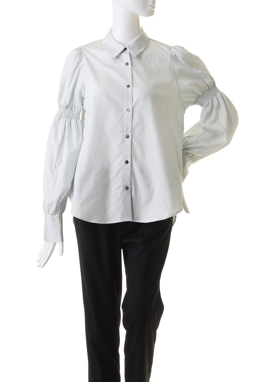 【ミディウミソリッド/MIDIUMISOLID】のarm volume sleeve shirt シャツ 人気、トレンドファッション・服の通販 founy(ファニー) ファッション Fashion レディースファッション Fashion for Women トップス・カットソー Cut & Sew Tops シャツ・ブラウス・オフィスカジュアル Elegant Blouses & Button-Ups ボリューム袖・フリルスリーブブラウス Voluminous & Ruffle Sleeves / Puffy Sleeve Tops スリーブ Sleeve, Long Sleeve / Short Sleeve トレンド Trend, Trending Now ロング Long, Long-Length 再入荷 Restock / Back in Stock other-2|ID: prp329100004797292 ipo3291000000034806663