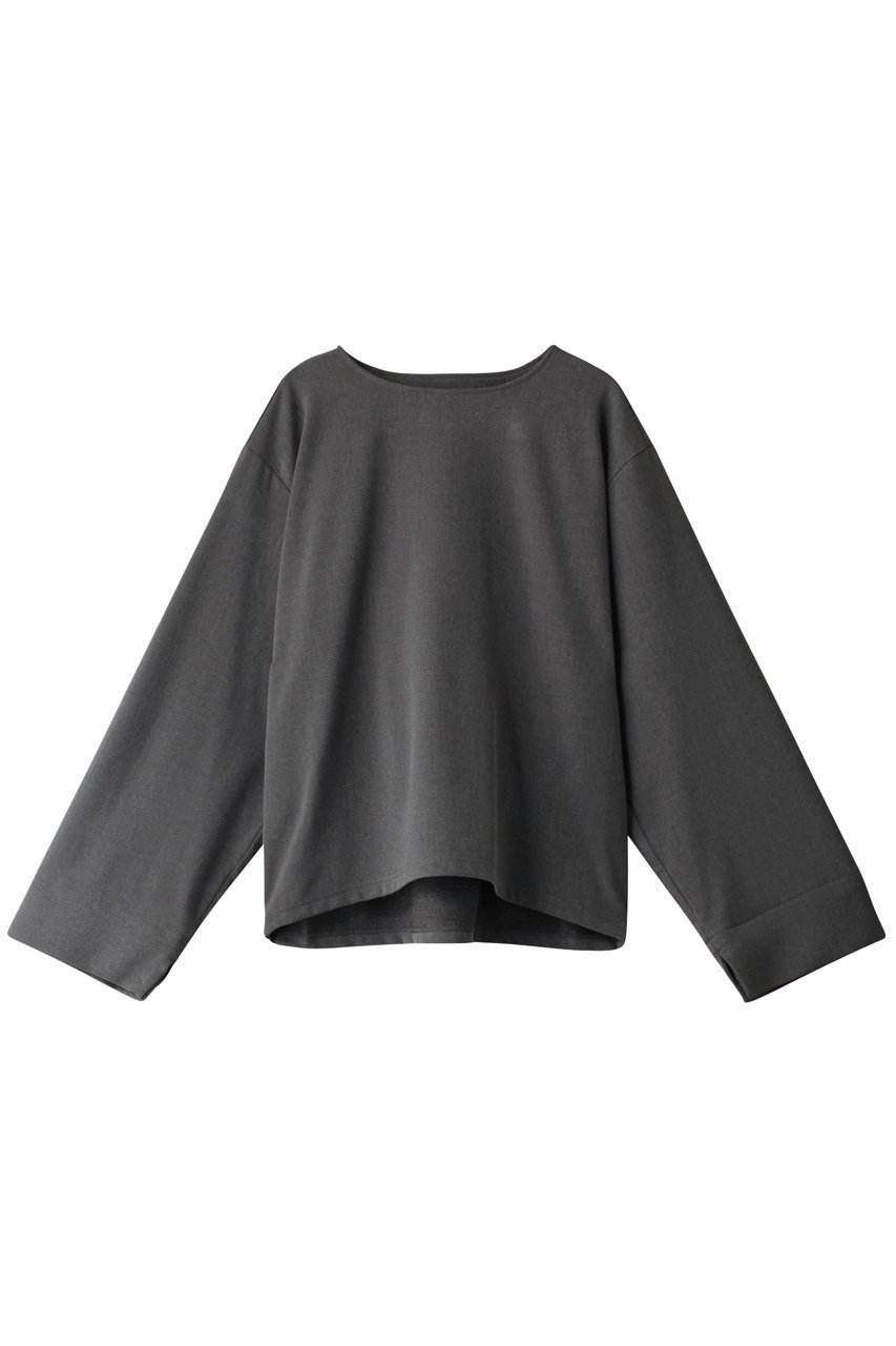 【ミディウミソリッド/MIDIUMISOLID】のroundneck P/O プルオーバー インテリア・キッズ・メンズ・レディースファッション・服の通販 founy(ファニー) ファッション Fashion レディースファッション Fashion for Women トップス・カットソー Cut & Sew Tops シャツ・ブラウス・オフィスカジュアル Elegant Blouses & Button-Ups カジュアルプルオーバー・ニットトップス Pullovers & Knit Tops / Casual Pullovers ショルダー Shoulder, Shoulder Strap シンプル Simple, Minimal スリーブ Sleeve, Long Sleeve / Short Sleeve ドレープ Drape, Draping Fabric ドロップ Drop Shoulder, Dropped Style ロング Long, Long-Length ワイド Wide, Wide Fit エレガント 上品 Elegant 再入荷 Restock / Back in Stock A/W・秋冬 Autumn/Winter gray|ID: prp329100004797294 ipo3291000000034806677