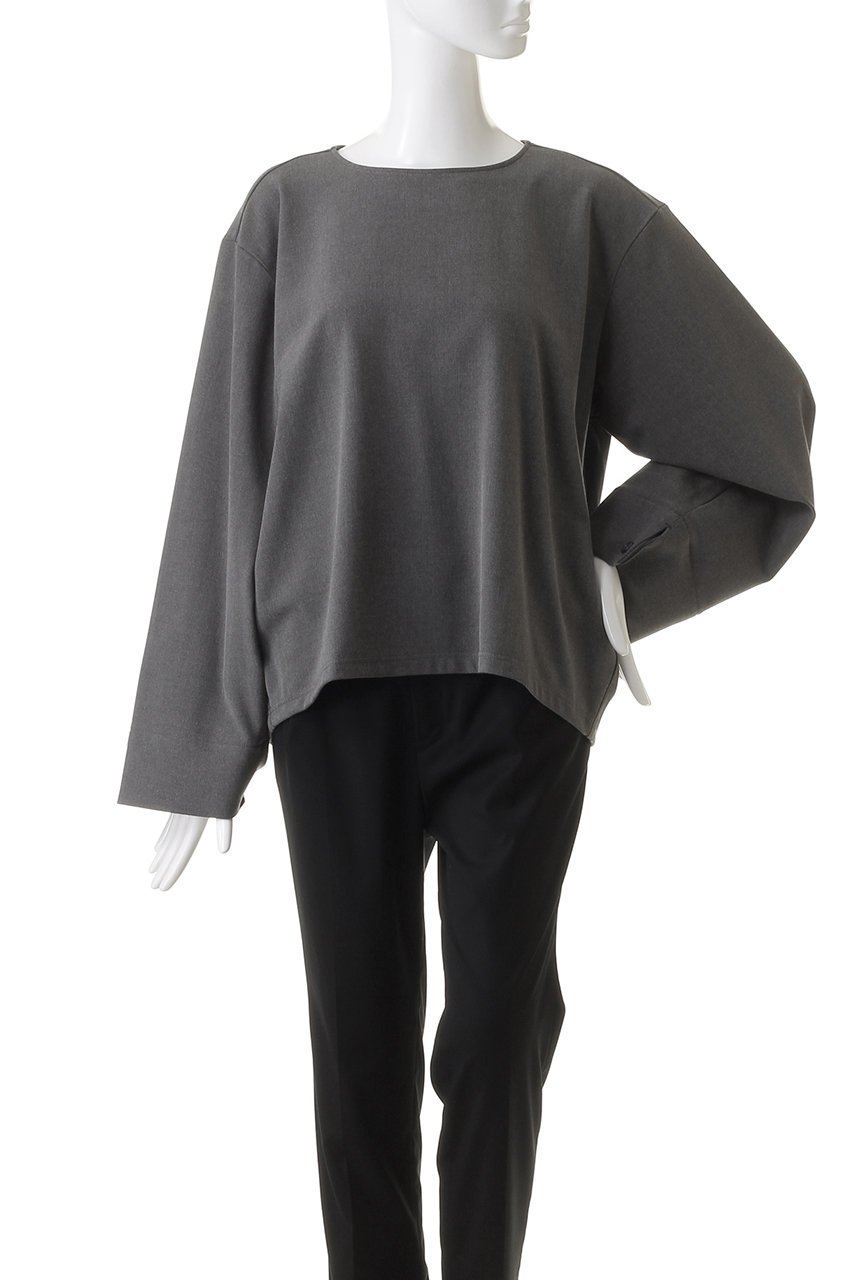 【ミディウミソリッド/MIDIUMISOLID】のroundneck P/O プルオーバー 人気、トレンドファッション・服の通販 founy(ファニー) ファッション Fashion レディースファッション Fashion for Women トップス・カットソー Cut & Sew Tops シャツ・ブラウス・オフィスカジュアル Elegant Blouses & Button-Ups カジュアルプルオーバー・ニットトップス Pullovers & Knit Tops / Casual Pullovers ショルダー Shoulder, Shoulder Strap シンプル Simple, Minimal スリーブ Sleeve, Long Sleeve / Short Sleeve ドレープ Drape, Draping Fabric ドロップ Drop Shoulder, Dropped Style ロング Long, Long-Length ワイド Wide, Wide Fit エレガント 上品 Elegant 再入荷 Restock / Back in Stock A/W・秋冬 Autumn/Winter other-2|ID: prp329100004797294 ipo3291000000034806679