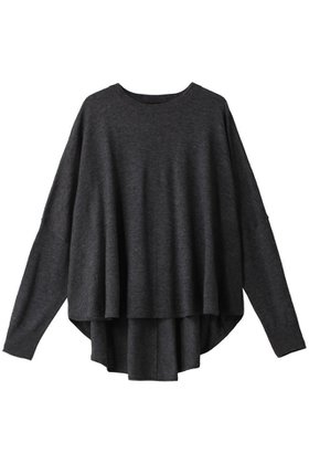 【ミズイロ インド/mizuiro ind】のfront seam cocoon PO プルオーバー 人気、トレンドファッション・服の通販 founy(ファニー) ファッション Fashion レディースファッション Fashion for Women トップス・カットソー Cut & Sew Tops ニット Knit Tops & Sweaters カジュアルプルオーバー・ニットトップス Pullovers & Knit Tops / Casual Pullovers なめらか Smooth, Silky Texture シンプル Simple, Minimal 再入荷 Restock / Back in Stock |ID:prp329100004797295
