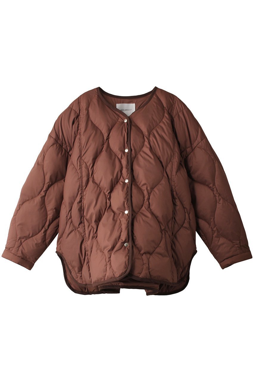 【ミディウミソリッド/MIDIUMISOLID】のdown quilting JK ジャケット インテリア・キッズ・メンズ・レディースファッション・服の通販 founy(ファニー) 　ファッション　Fashion　レディースファッション　Fashion for Women　アウター　Coat / Outerwear Collection　レディースジャケット・軽アウター　Jackets　キルティング　Quilted, Quilting　ジャケット　Jacket, Outerwear　ストール　Stole, Wrap　タートルネック　Turtleneck, High Neck　ダウン　Down, Puffer　バランス　Balance, Style Balance　リラックス　Relax, Relaxed Fit　brown|ID: prp329100004797300 ipo3291000000035704085