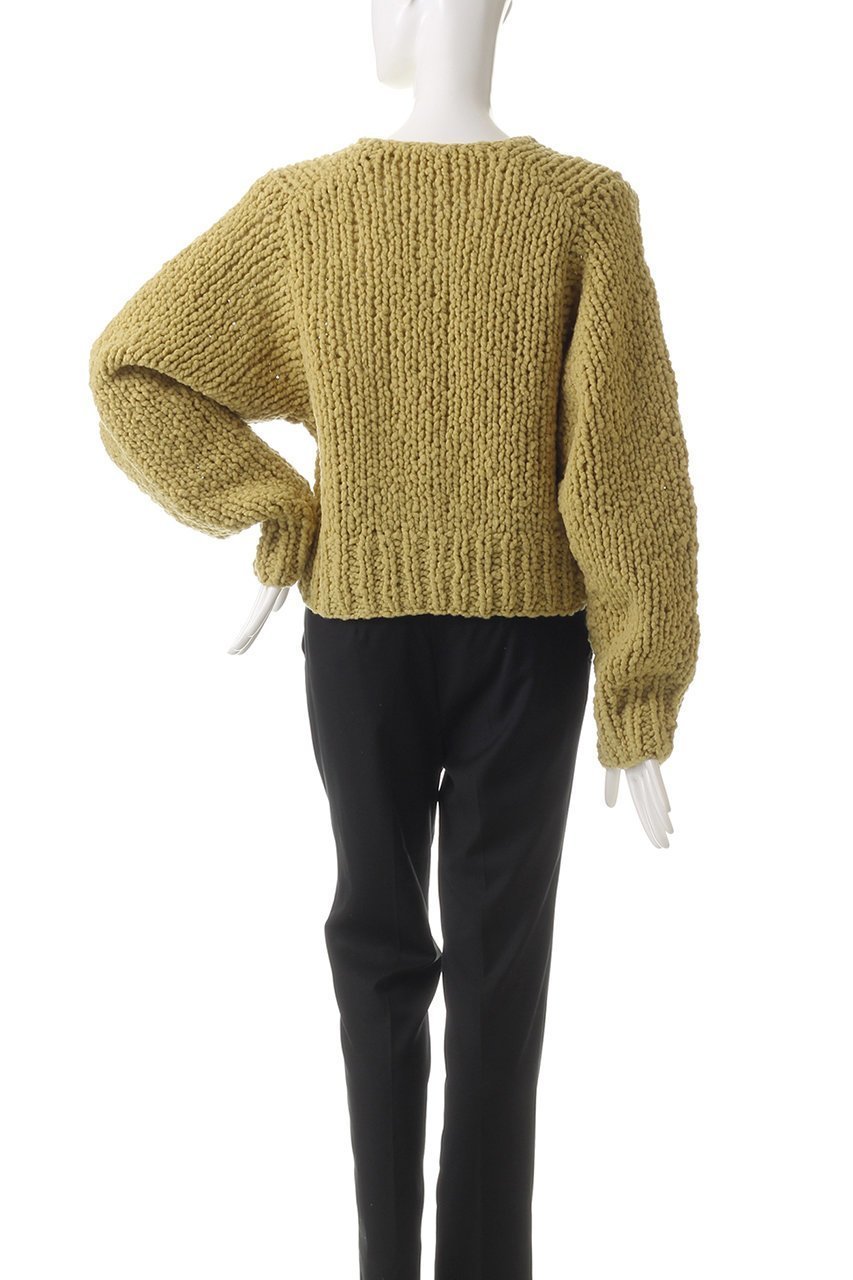 【ミディウミソリッド/MIDIUMISOLID】のshort hand knitted CD.R カーディガン 人気、トレンドファッション・服の通販 founy(ファニー) 　ファッション　Fashion　レディースファッション　Fashion for Women　トップス・カットソー　Cut & Sew Tops　ニット　Knit Tops & Sweaters　カーディガン・羽織り　Layered Style Cardigans　カーディガン　Cardigan, Knitwear　ショート　Short, Short Length　バランス　Balance, Style Balance　フェミニン　Feminine, Girly　再入荷　Restock / Back in Stock　手編み　Hand-Knitted, Handmade Knit　other-4|ID: prp329100004797301 ipo3291000000034806758