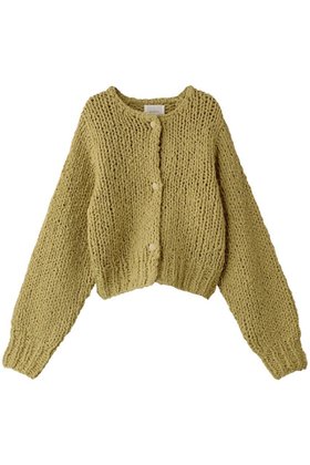 【ミディウミソリッド/MIDIUMISOLID】 short hand knitted CD.R カーディガン人気、トレンドファッション・服の通販 founy(ファニー) ファッション Fashion レディースファッション Fashion for Women トップス・カットソー Cut & Sew Tops ニット Knit Tops & Sweaters カーディガン・羽織り Layered Style Cardigans カーディガン Cardigan, Knitwear ショート Short, Short Length バランス Balance, Style Balance フェミニン Feminine, Girly 手編み Hand-Knitted, Handmade Knit |ID:prp329100004797301