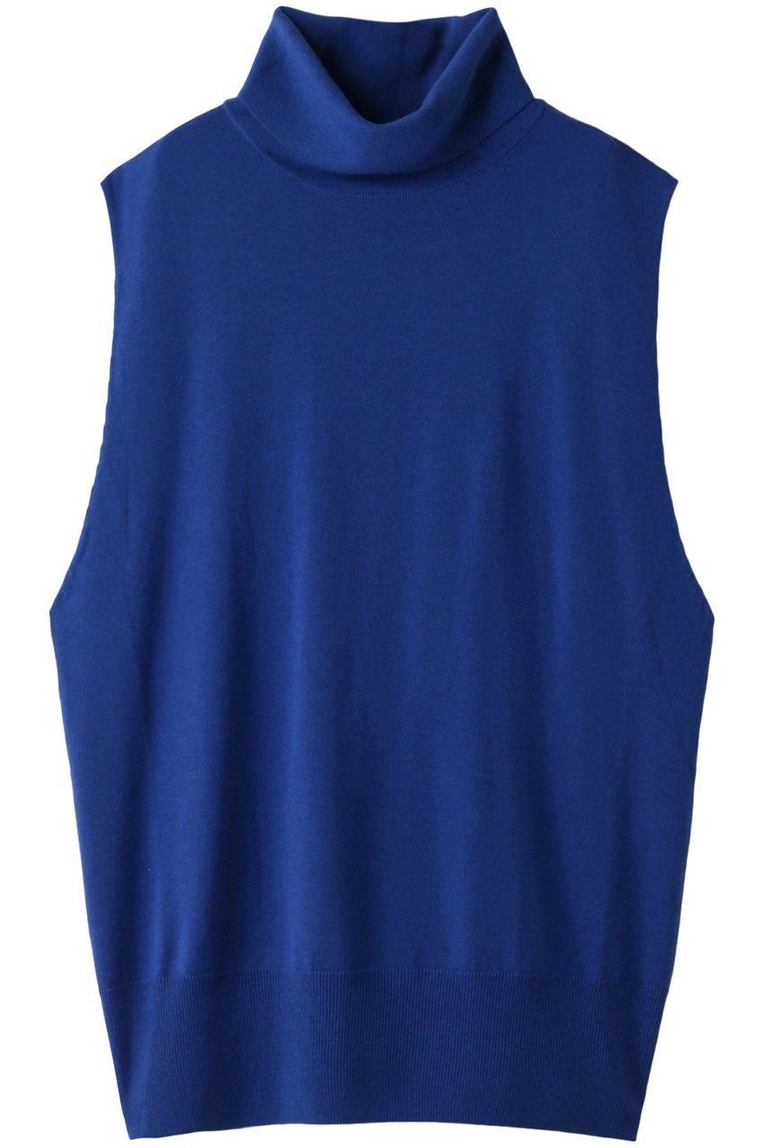 【ミズイロ インド/mizuiro ind】のrib high neck vest ベスト インテリア・キッズ・メンズ・レディースファッション・服の通販 founy(ファニー) 　ファッション　Fashion　レディースファッション　Fashion for Women　トップス・カットソー　Cut & Sew Tops　ニット　Knit Tops & Sweaters　ベスト&ジレ / 重ね着スタイル　Vests & Gilets　カジュアルプルオーバー・ニットトップス　Pullovers & Knit Tops / Casual Pullovers　インナー　Innerwear　ハイネック　High Neck, Mock Neck　ベスト　Vest, Waistcoat　ロング　Long, Long-Length　再入荷　Restock / Back in Stock　blue|ID: prp329100004797302 ipo3291000000034806778