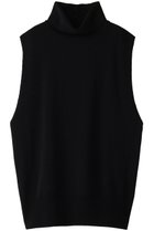 【ミズイロ インド/mizuiro ind】のrib high neck vest ベスト black|ID:prp329100004797302