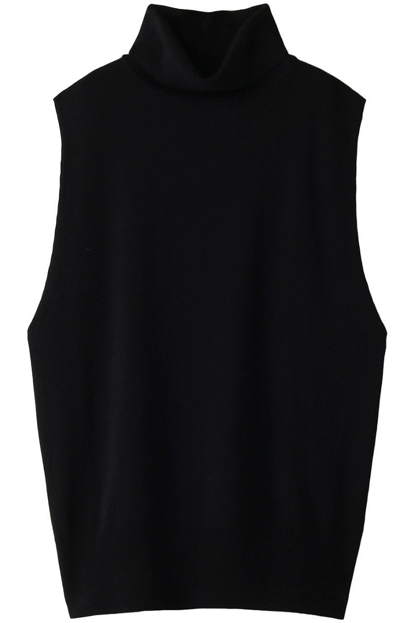 【ミズイロ インド/mizuiro ind】のrib high neck vest ベスト インテリア・キッズ・メンズ・レディースファッション・服の通販 founy(ファニー) 　ファッション　Fashion　レディースファッション　Fashion for Women　トップス・カットソー　Cut & Sew Tops　ニット　Knit Tops & Sweaters　ベスト&ジレ / 重ね着スタイル　Vests & Gilets　カジュアルプルオーバー・ニットトップス　Pullovers & Knit Tops / Casual Pullovers　インナー　Innerwear　ハイネック　High Neck, Mock Neck　ベスト　Vest, Waistcoat　ロング　Long, Long-Length　再入荷　Restock / Back in Stock　black|ID: prp329100004797302 ipo3291000000034806781