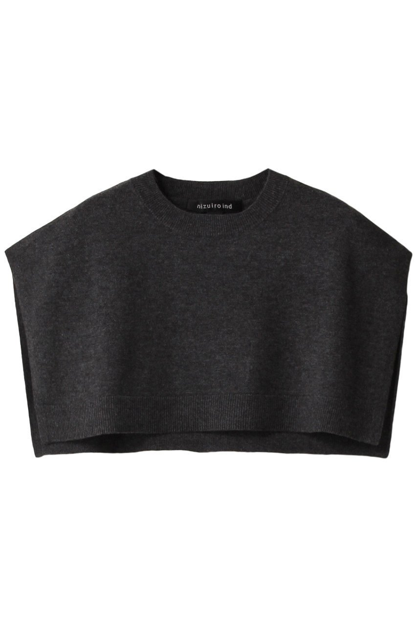 【ミズイロ インド/mizuiro ind】のshort poncho ポンチョ インテリア・キッズ・メンズ・レディースファッション・服の通販 founy(ファニー) ファッション Fashion レディースファッション Fashion for Women トップス・カットソー Cut & Sew Tops ニット Knit Tops & Sweaters カジュアルプルオーバー・ニットトップス Pullovers & Knit Tops / Casual Pullovers クロップド Cropped, Short Length シンプル Simple, Minimal トレンド Trend, Trending Now ポンチョ Poncho, Cape Style 再入荷 Restock / Back in Stock gray|ID: prp329100004797303 ipo3291000000034806798