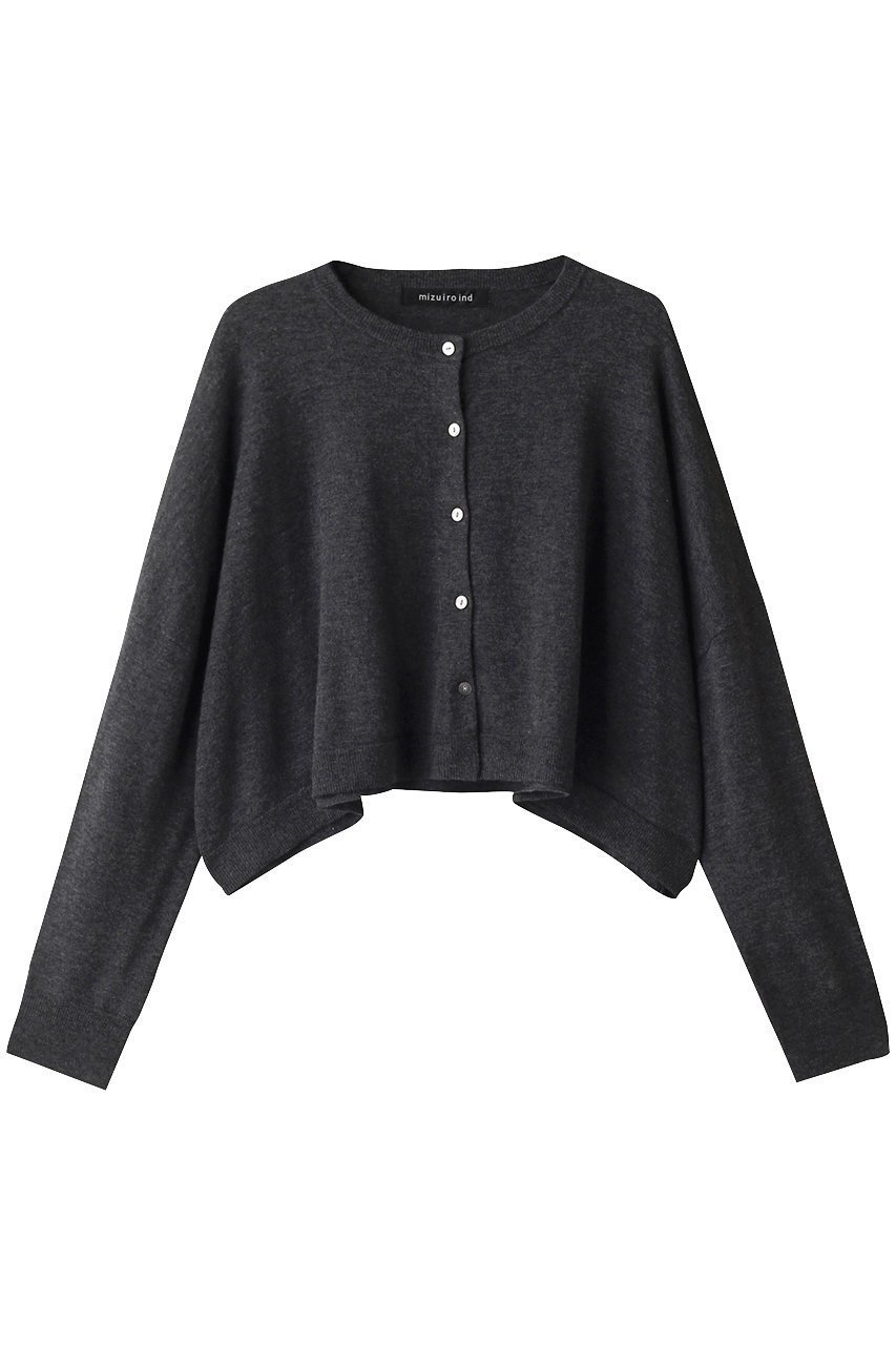 【ミズイロ インド/mizuiro ind】のc/neck short CD カーディガン インテリア・キッズ・メンズ・レディースファッション・服の通販 founy(ファニー) ファッション Fashion レディースファッション Fashion for Women トップス・カットソー Cut & Sew Tops ニット Knit Tops & Sweaters カーディガン・羽織り Layered Style Cardigans カーディガン Cardigan, Knitwear ショート Short, Short Length シンプル Simple, Minimal トレンド Trend, Trending Now ロング Long, Long-Length 再入荷 Restock / Back in Stock gray|ID: prp329100004797304 ipo3291000000034806808