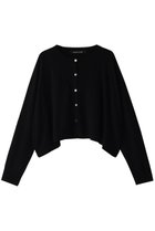【ミズイロ インド/mizuiro ind】のc/neck short CD カーディガン black|ID:prp329100004797304