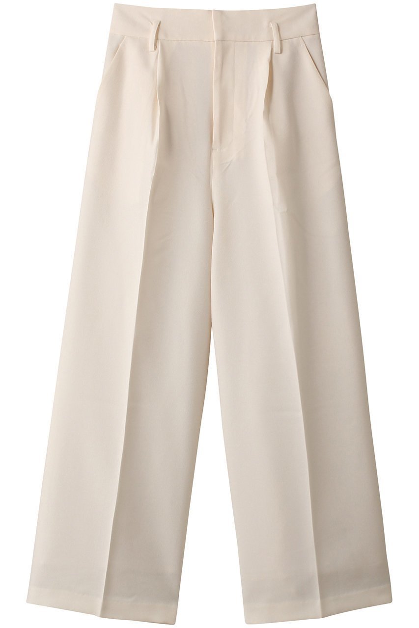【ミディウミソリッド/MIDIUMISOLID】のhigh waist tucked PT パンツ インテリア・キッズ・メンズ・レディースファッション・服の通販 founy(ファニー) ファッション Fashion レディースファッション Fashion for Women パンツ Pants & Trousers シンプル Simple, Minimal センター Center, Center Line ワイド Wide, Wide Fit 再入荷 Restock / Back in Stock ivory|ID: prp329100004797305 ipo3291000000034806838