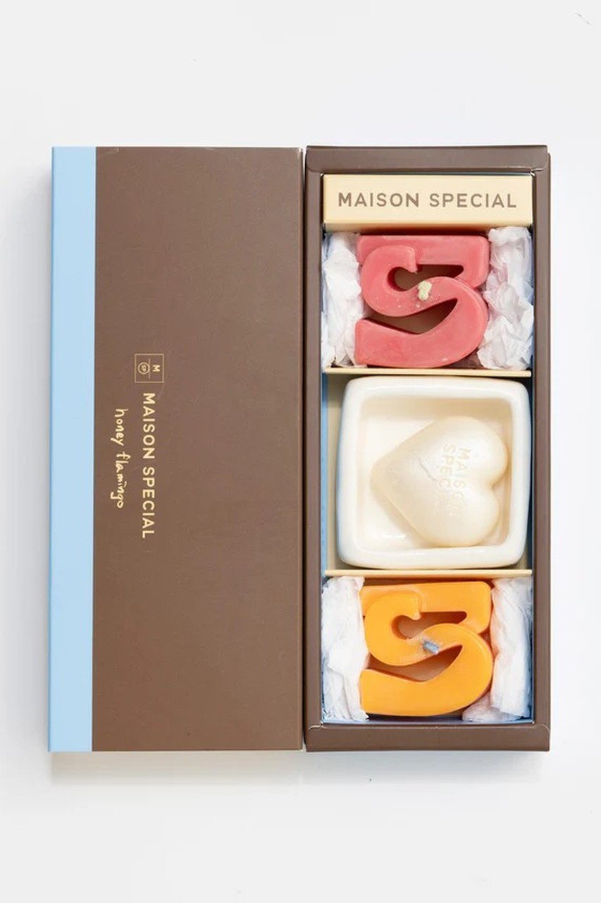 【メゾンスペシャル/MAISON SPECIAL】の【honeyflamingo×MAISON SPECIAL】Logo Candle Set/ロゴキャンドルセット インテリア・キッズ・メンズ・レディースファッション・服の通販 founy(ファニー) キャミソール Camisole, Spaghetti Strap Top ギフト プレゼント Gift / Present スペシャル Special, Limited Edition タンク Tank Top, Sleeveless Top 新作・新入荷 New Arrivals / New In WHT(ホワイト)|ID: prp329100004797308 ipo3291000000034806938
