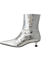 【ピアッカセッテ/ph7+】のポインテッドトウショートブーツ シルバー|ID:prp329100004797309