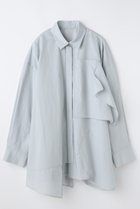 【エンフォルド/ENFOLD】のPLATE SHIRT 人気、トレンドファッション・服の通販 founy(ファニー) ファッション Fashion レディースファッション Fashion for Women トップス・カットソー Cut & Sew Tops シャツ・ブラウス・オフィスカジュアル Elegant Blouses & Button-Ups 2026年 2026 コンパクト Compact, Small Size サークル Circle, Round Design スリーブ Sleeve, Long Sleeve / Short Sleeve トライアングル Triangle, Triangular Shape プレート Plate, Dish モチーフ Motif, Design Theme ロング Long, Long-Length 夏 Summer 春 Spring S/S・春夏 SS, Spring/Summer, Warm Season 皿 Plate, Dish thumbnail グレー|ID: prp329100004798532 ipo3291000000035805830