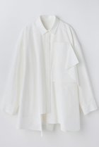 【エンフォルド/ENFOLD】の【12/17 12:00販売開始】PLATE SHIRT 人気、トレンドファッション・服の通販 founy(ファニー) ファッション Fashion レディースファッション Fashion for Women トップス・カットソー Cut & Sew Tops シャツ・ブラウス・オフィスカジュアル Elegant Blouses & Button-Ups 2026年 2026 コンパクト Compact, Small Size サークル Circle, Round Design スリーブ Sleeve, Long Sleeve / Short Sleeve トライアングル Triangle, Triangular Shape プレート Plate, Dish モチーフ Motif, Design Theme ロング Long, Long-Length 夏 Summer 春 Spring S/S・春夏 SS, Spring/Summer, Warm Season 皿 Plate, Dish thumbnail ホワイト|ID: prp329100004798533 ipo3291000000034816285