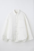 【エンフォルド/ENFOLD】の【12/17 12:00販売開始】PADDING BIG SHIRT JACKET 人気、トレンドファッション・服の通販 founy(ファニー) ファッション Fashion レディースファッション Fashion for Women アウター Coat / Outerwear Collection レディースジャケット・軽アウター Jackets 2026年 2026 サテン Satin, Glossy Fabric ジャケット Jacket, Outerwear ストレッチ Stretch, Stretchy Fabric ダブル Double, Double-Breasted バランス Balance, Style Balance エレガント 上品 Elegant 夏 Summer 春 Spring S/S・春夏 SS, Spring/Summer, Warm Season thumbnail ホワイト|ID: prp329100004798539 ipo3291000000034816307