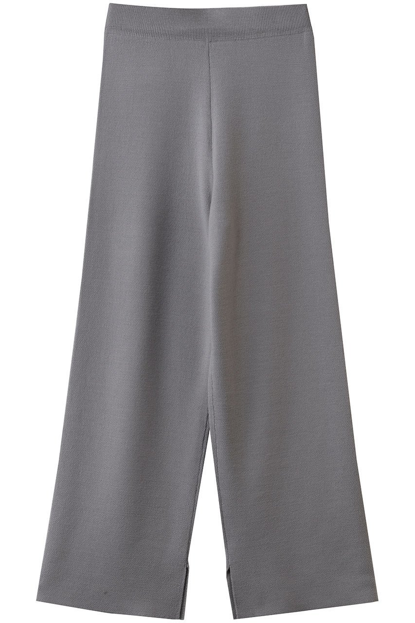 【スタニングルアー/STUNNING LURE】のストレートニットパンツ インテリア・キッズ・メンズ・レディースファッション・服の通販 founy(ファニー) 　ファッション　Fashion　レディースファッション　Fashion for Women　パンツ　Pants & Trousers　ストレート　Straight, Straight Cut　スリット　Slit, Slit Detail　エレガント 上品　Elegant　新作・新入荷　New Arrivals / New In　A/W・秋冬　Autumn/Winter　グレー|ID: prp329100004798540 ipo3291000000034816311