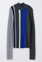 【エンフォルド/ENFOLD】の【12/17 12:00販売開始】STRIPE RIB PULLOVER チャコールグレー|ID: prp329100004798549 ipo3291000000034816371