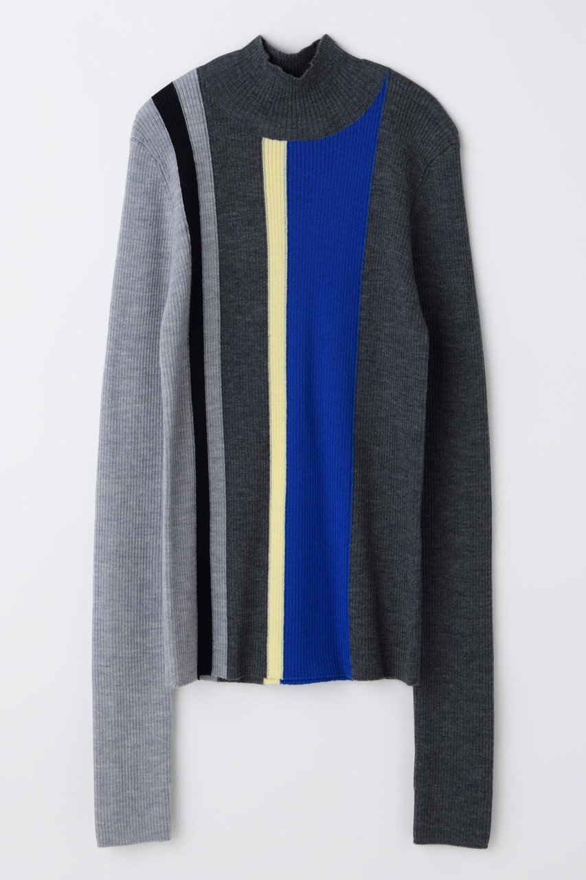 【エンフォルド/ENFOLD】の【12/17 12:00販売開始】STRIPE RIB PULLOVER インテリア・キッズ・メンズ・レディースファッション・服の通販 founy(ファニー) ファッション Fashion レディースファッション Fashion for Women トップス・カットソー Cut & Sew Tops シャツ・ブラウス・オフィスカジュアル Elegant Blouses & Button-Ups カジュアルプルオーバー・ニットトップス Pullovers & Knit Tops / Casual Pullovers 2026年 2026 インナー Innerwear コンパクト Compact, Small Size ストライプ Stripe, Striped Pattern スリーブ Sleeve, Long Sleeve / Short Sleeve ビビッド Vivid, Bright Tone ロング Long, Long-Length 夏 Summer 春 Spring S/S・春夏 SS, Spring/Summer, Warm Season チャコールグレー|ID: prp329100004798549 ipo3291000000034816371