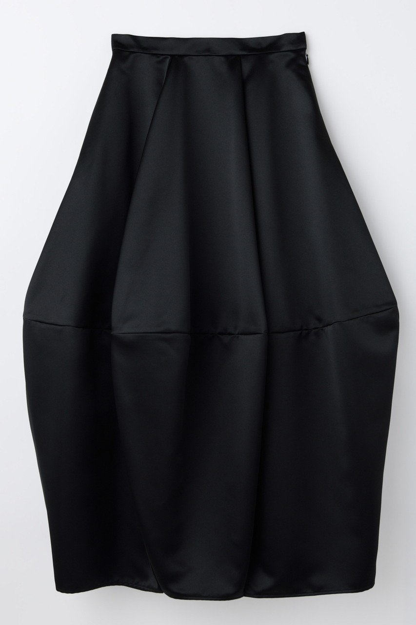 【エンフォルド/ENFOLD】の【12/17 12:00販売開始】PYRAMID SKIRT インテリア・キッズ・メンズ・レディースファッション・服の通販 founy(ファニー) 　ファッション　Fashion　レディースファッション　Fashion for Women　スカート　Skirts　ロングスカート　Long Skirts / Maxi & Midi Skirts　2026年　2026　サテン　Satin, Glossy Fabric　ロング　Long, Long-Length　エレガント 上品　Elegant　夏　Summer　春　Spring　S/S・春夏　SS, Spring/Summer, Warm Season　洗える　Machine Washable　ブラック|ID: prp329100004798550 ipo3291000000034816374