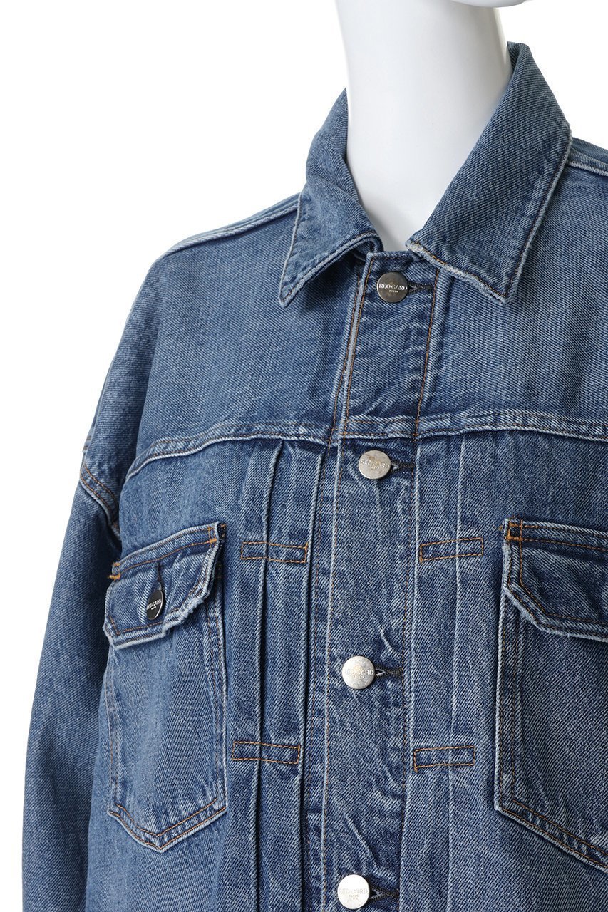 【レッドカード トーキョー/RED CARD TOKYO】のLexington デニムジャケット 人気、トレンドファッション・服の通販 founy(ファニー) ファッション Fashion レディースファッション Fashion for Women アウター Coat / Outerwear Collection レディースジャケット・軽アウター Jackets デニムジャケット / カジュアルアウター Denim Jackets 2026年 2026 インナー Innerwear ギャザー Gathered, Ruffled ジャケット Jacket, Outerwear デニム Denim, Jeans Material ワイド Wide, Wide Fit 夏 Summer 春 Spring S/S・春夏 SS, Spring/Summer, Warm Season other-5|ID: prp329100004798566 ipo3291000000034816468