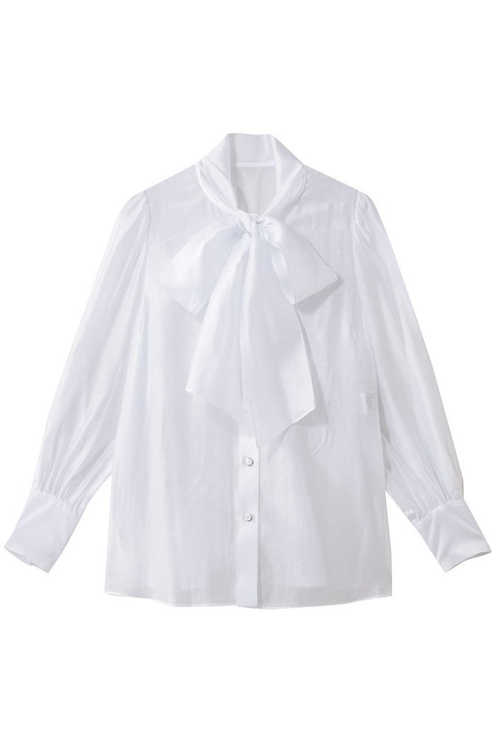 【アルアバイル/allureville】のオーガンザボウBL A インテリア・キッズ・メンズ・レディースファッション・服の通販 founy(ファニー) https://founy.com/ ファッション Fashion レディースファッション Fashion for Women トップス・カットソー Cut & Sew Tops シャツ・ブラウス・オフィスカジュアル Elegant Blouses & Button-Ups 2026年 2026 オケージョン Occasion Wear オーガンジー Organza Fabric スリーブ Sleeve, Long Sleeve / Short Sleeve フェミニン Feminine, Girly ロング Long, Long-Length エレガント 上品 Elegant 夏 Summer 春 Spring S/S・春夏 SS, Spring/Summer, Warm Season |ID: prp329100004798589 ipo3291000000034816633