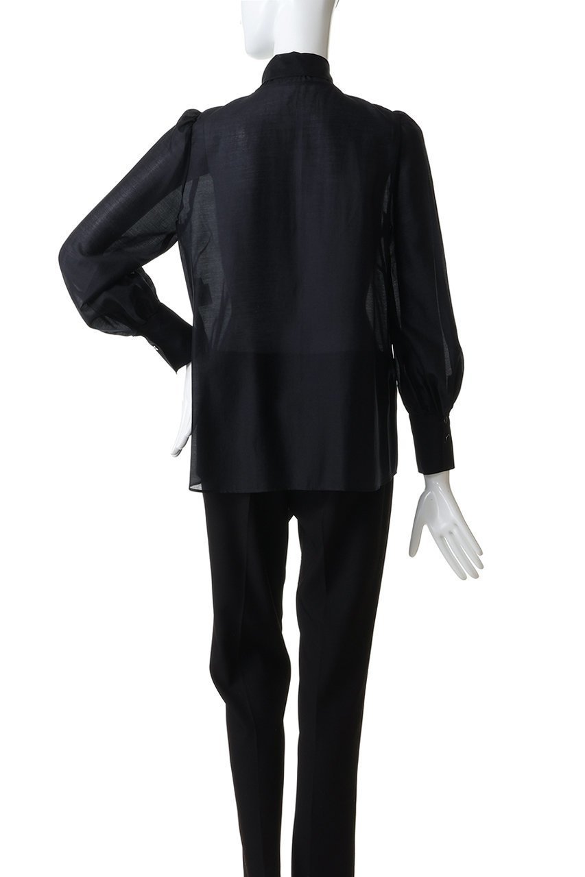 【アルアバイル/allureville】のオーガンザボウBL A 人気、トレンドファッション・服の通販 founy(ファニー) 　ファッション　Fashion　レディースファッション　Fashion for Women　トップス・カットソー　Cut & Sew Tops　シャツ・ブラウス・オフィスカジュアル　Elegant Blouses & Button-Ups　2026年　2026　オケージョン　Occasion Wear　オーガンジー　Organza Fabric　スリーブ　Sleeve, Long Sleeve / Short Sleeve　フェミニン　Feminine, Girly　ロング　Long, Long-Length　エレガント 上品　Elegant　夏　Summer　春　Spring　S/S・春夏　SS, Spring/Summer, Warm Season　other-4|ID: prp329100004798589 ipo3291000000034816642