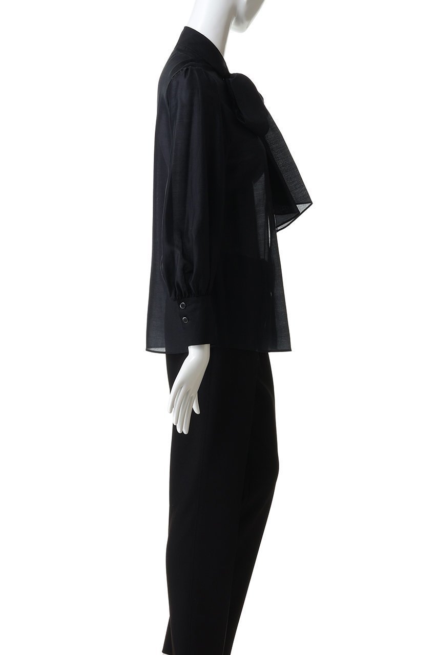 【アルアバイル/allureville】のオーガンザボウBL A 人気、トレンドファッション・服の通販 founy(ファニー) 　ファッション　Fashion　レディースファッション　Fashion for Women　トップス・カットソー　Cut & Sew Tops　シャツ・ブラウス・オフィスカジュアル　Elegant Blouses & Button-Ups　2026年　2026　オケージョン　Occasion Wear　オーガンジー　Organza Fabric　スリーブ　Sleeve, Long Sleeve / Short Sleeve　フェミニン　Feminine, Girly　ロング　Long, Long-Length　エレガント 上品　Elegant　夏　Summer　春　Spring　S/S・春夏　SS, Spring/Summer, Warm Season　other-3|ID: prp329100004798589 ipo3291000000035806167