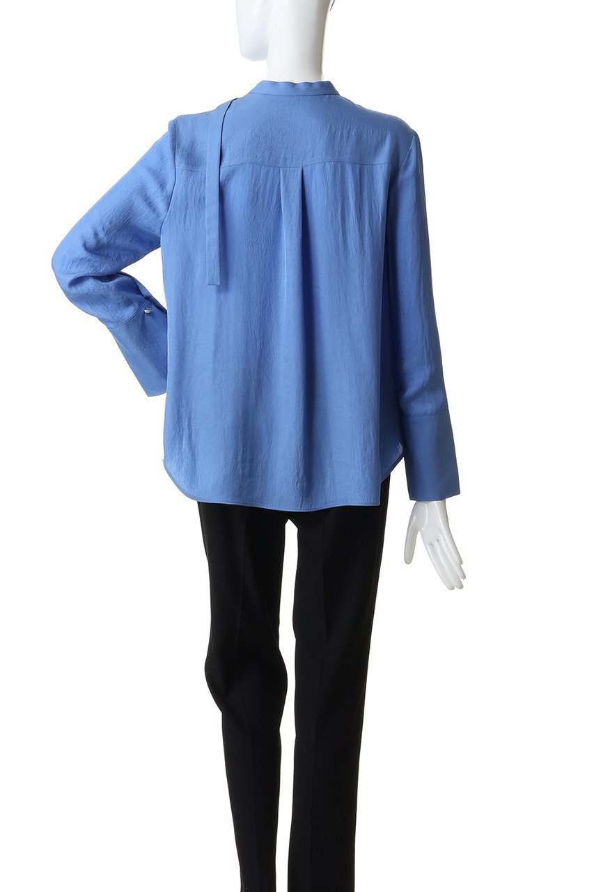 【アルアバイル/allureville】のブライトツイルアシメボウブラウス 人気、トレンドファッション・服の通販 founy(ファニー) 　ファッション　Fashion　レディースファッション　Fashion for Women　トップス・カットソー　Cut & Sew Tops　シャツ・ブラウス・オフィスカジュアル　Elegant Blouses & Button-Ups　2026年　2026　おすすめ　Recommended / Our Picks　アシンメトリー　Asymmetrical Style　インナー　Innerwear　ジャケット　Jacket, Outerwear　スリーブ　Sleeve, Long Sleeve / Short Sleeve　デニム　Denim, Jeans Material　ロング　Long, Long-Length　エレガント 上品　Elegant　夏　Summer　春　Spring　S/S・春夏　SS, Spring/Summer, Warm Season　other-4|ID: prp329100004798593 ipo3291000000034816679