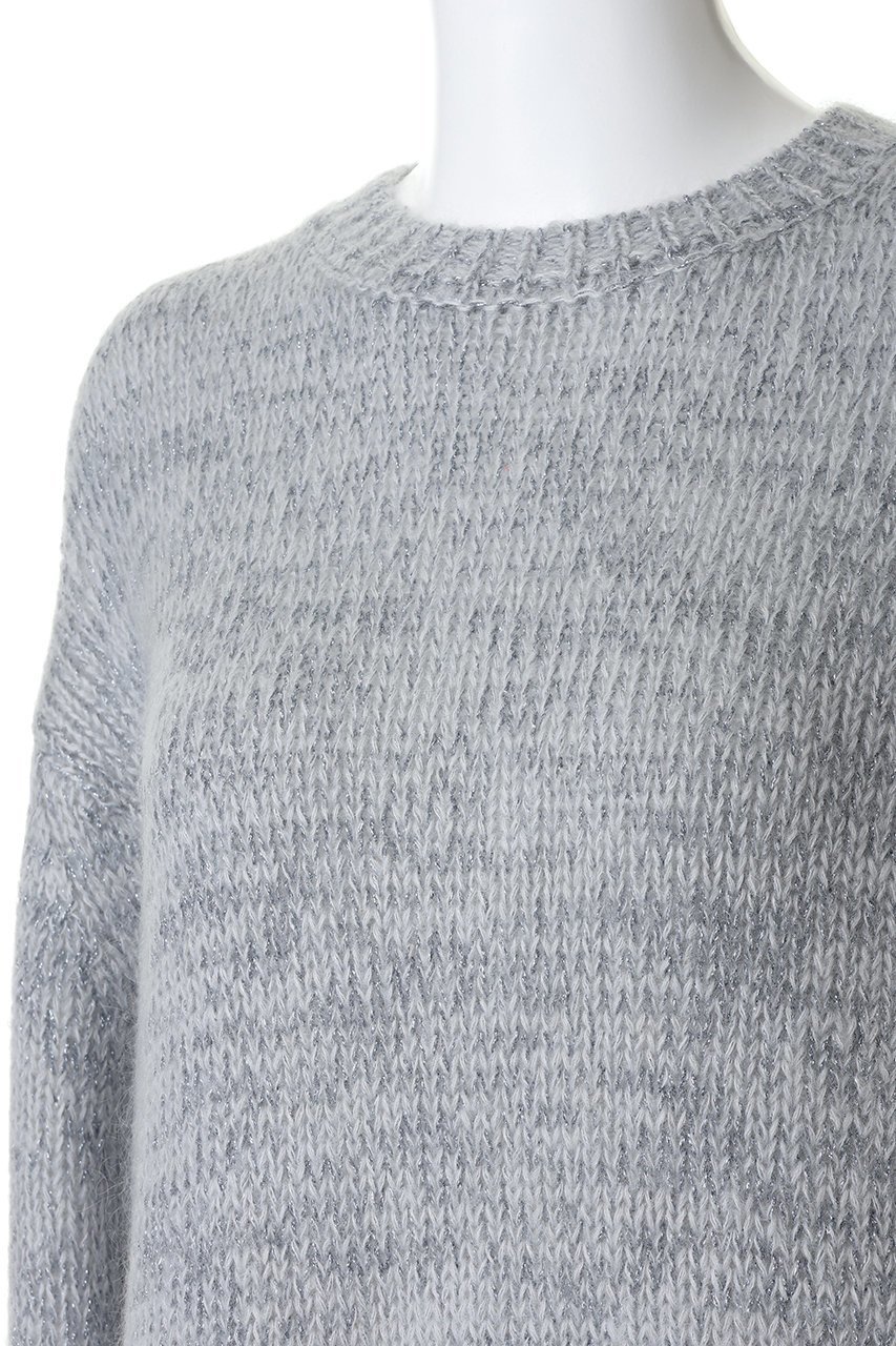 【プルミエ アロンディスモン/1er Arrondissement】のモヘアラメリリヤーンクルーネックニット 人気、トレンドファッション・服の通販 founy(ファニー) ファッション Fashion レディースファッション Fashion for Women トップス・カットソー Cut & Sew Tops ニット Knit Tops & Sweaters カジュアルプルオーバー・ニットトップス Pullovers & Knit Tops / Casual Pullovers 2026年 2026 なめらか Smooth, Silky Texture コンビ Combo, Combination Style シンプル Simple, Minimal ダウン Down, Puffer デニム Denim, Jeans Material トレンド Trend, Trending Now エレガント 上品 Elegant 夏 Summer 春 Spring S/S・春夏 SS, Spring/Summer, Warm Season other-5|ID: prp329100004798600 ipo3291000000034816738