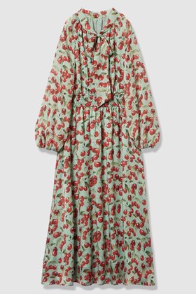 【アルアバイル/allureville】 【LOULOU WILLOUGHBY】LISAチェリープリント リボンワンピース人気、トレンドファッション・服の通販 founy(ファニー) ファッション Fashion レディースファッション Fashion for Women ワンピース Dresses チュニック Tunic Tops & Dresses 2026年 2026 なめらか Smooth, Silky Texture サテン Satin, Glossy Fabric シャーリング Shirring, Ruched ジョーゼット Georgette, Semi-Sheer Fabric チェリー Cherry, Cherry Pattern チュニック Tunic, Long Top ブラウジング Blouson Silhouette, Cinched Waist プリント Print, Printed Pattern ベーシック Basic, Essential リボン Ribbon, Bow ロング Long, Long-Length 夏 Summer 春 Spring S/S・春夏 SS, Spring/Summer, Warm Season |ID:prp329100004798602